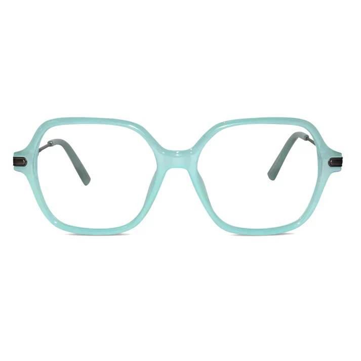 Oversize Square Animal Print Eyeglasses For Women - Image 8