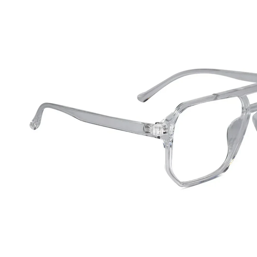 Oversize Wayfarer Men Computer Glasses - Image 3