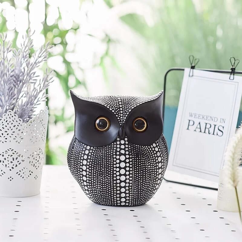 Owl Spot Showpiece - Black - Image 6