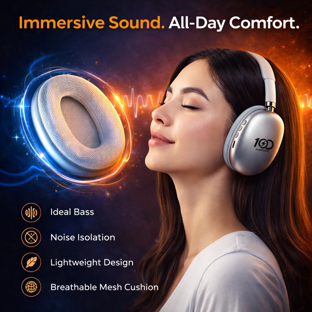 P9 Wireless Headphone & 3-in-1 Cable Combo - Image 18
