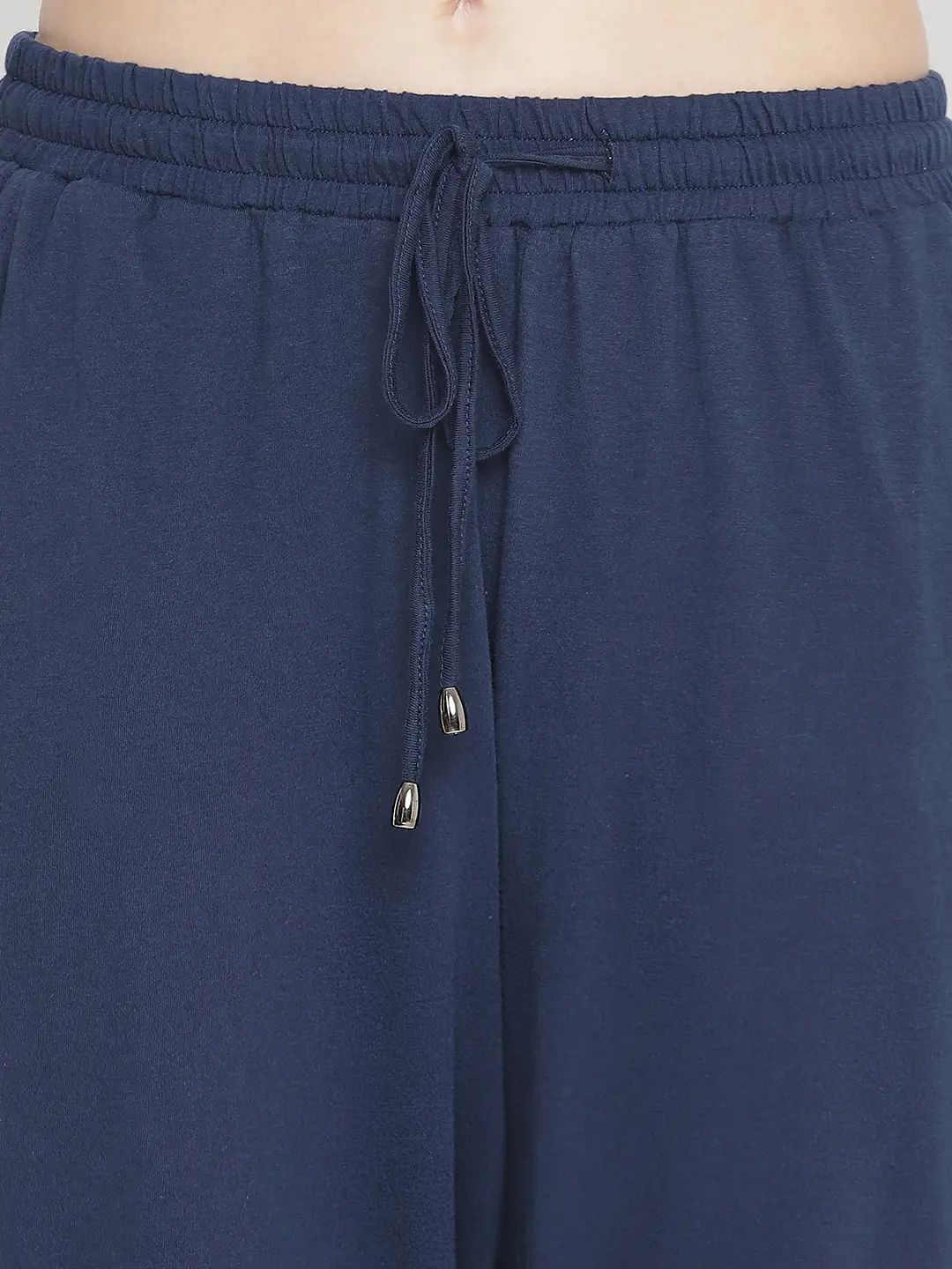 Pacific Solid Blue Easy Women Nightwear Pajama - Image 6