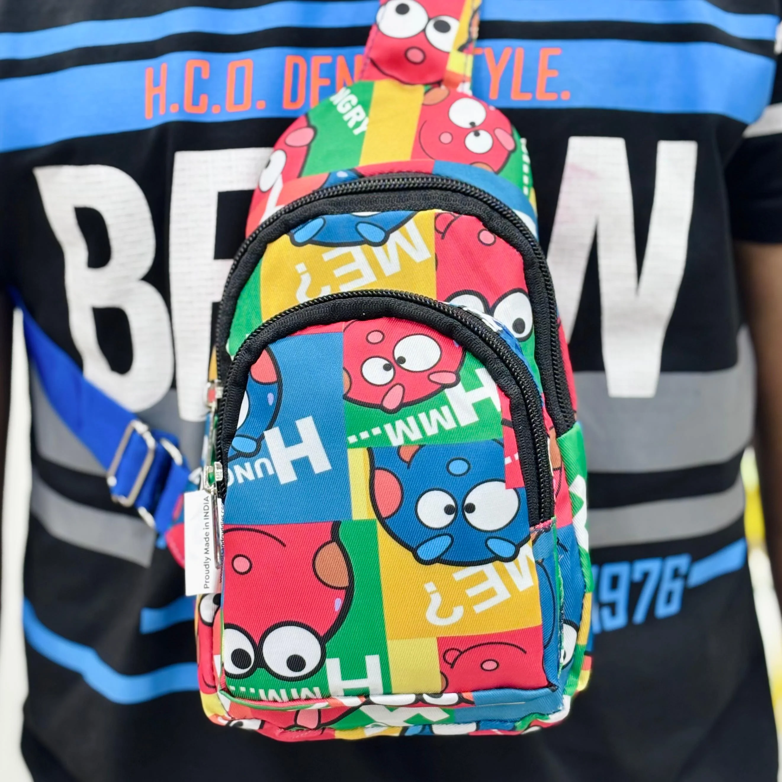 PACK OF 10 | The Cartoon Print Colourful Crossbody Bag for Kids -229 per pc- (Prepaid Only) - Image 4
