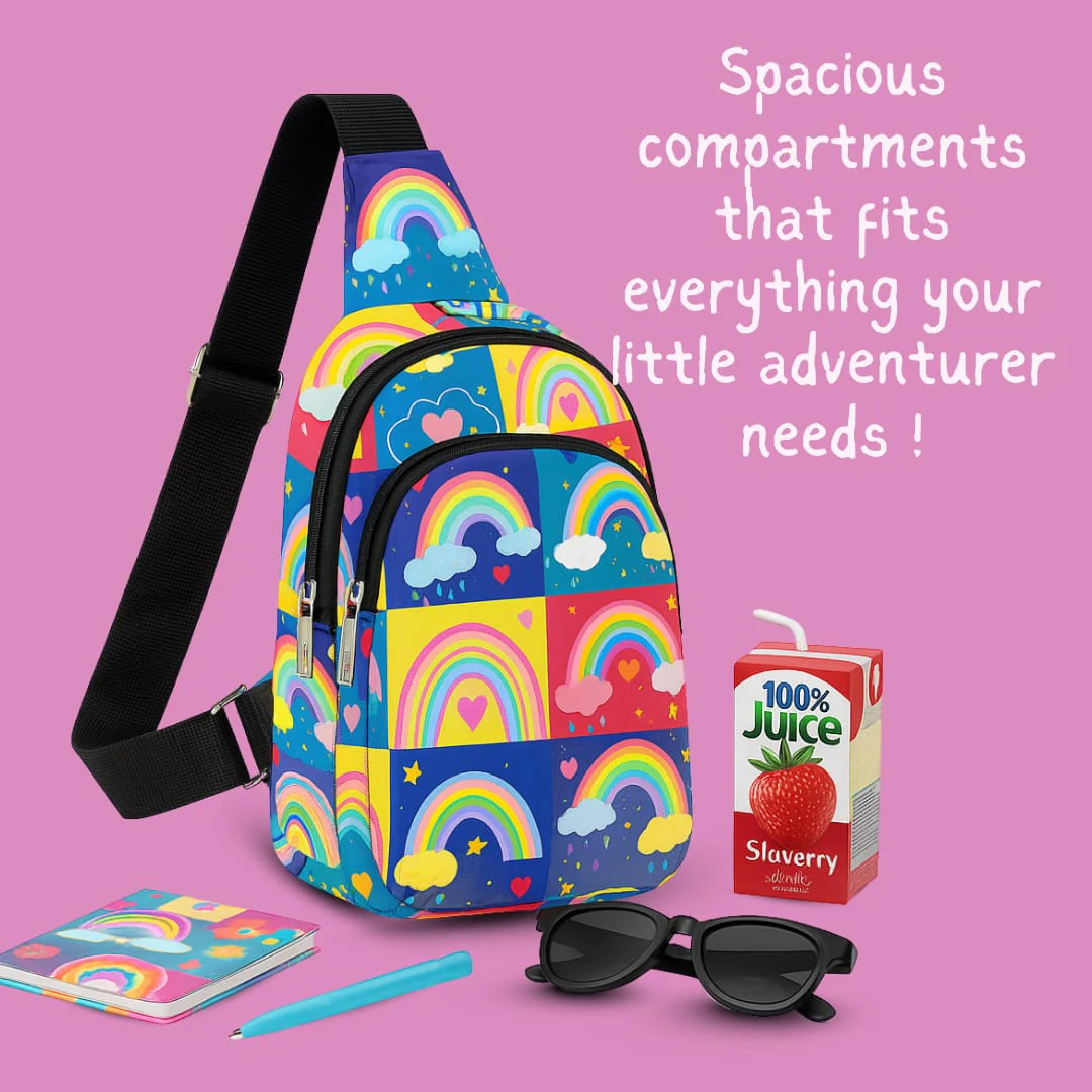 PACK OF 10 | The Rainbow Print Crossbody Bag for Kids -229 per pc- (Prepaid Only) - Image 5