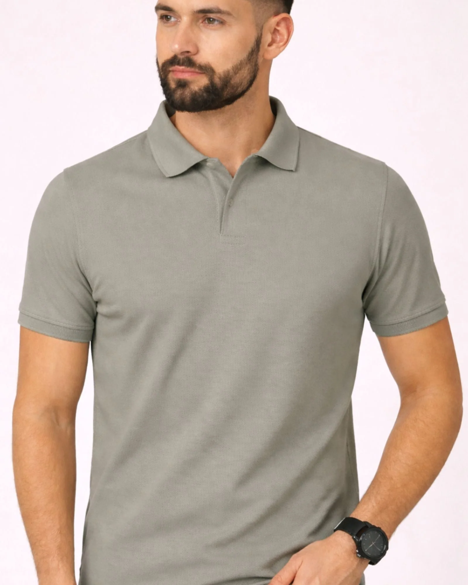 Pack Of 2 Polo <> Black & Grey - Image 4