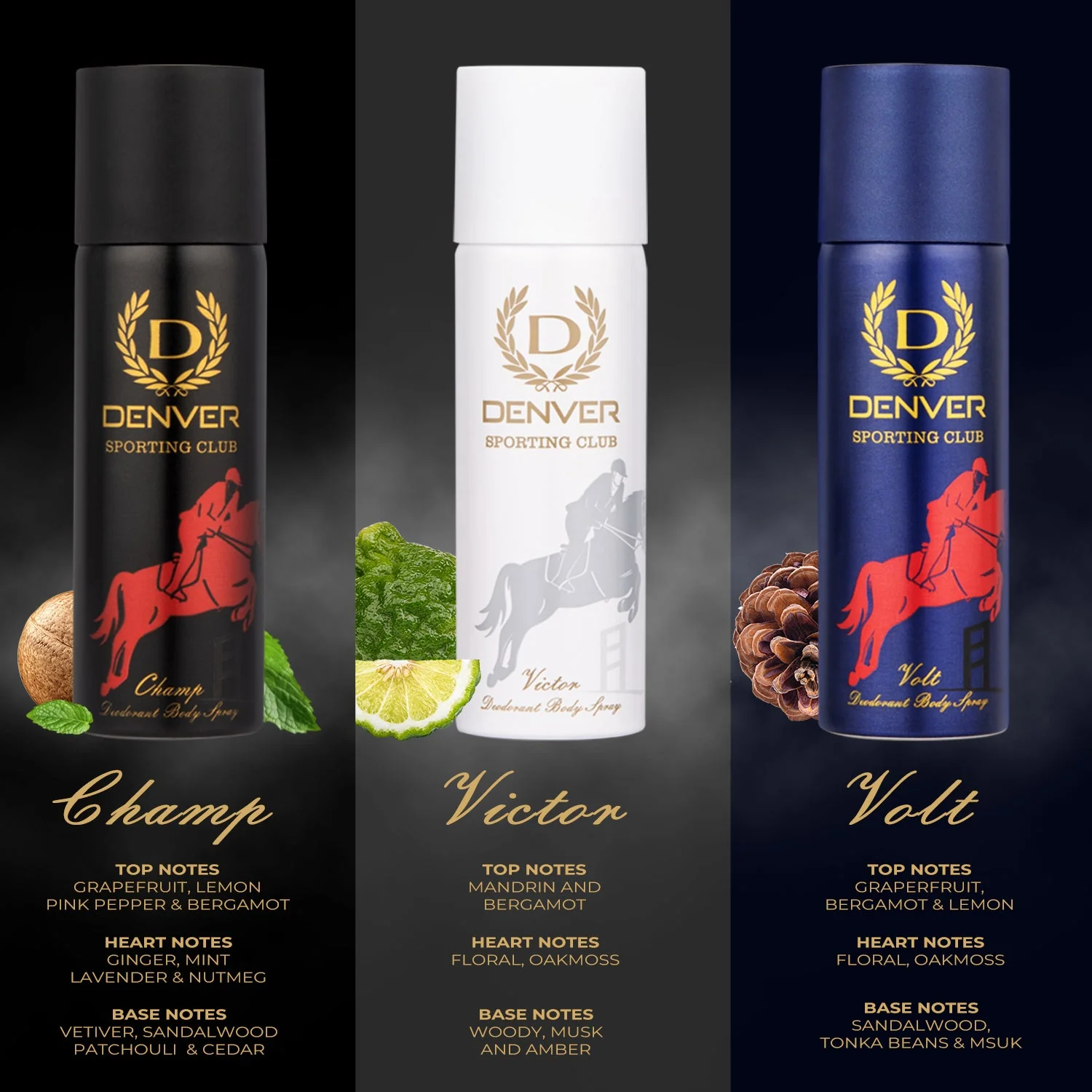 Pack of 3 Sporting Club Nano Deo 50ml - Image 4