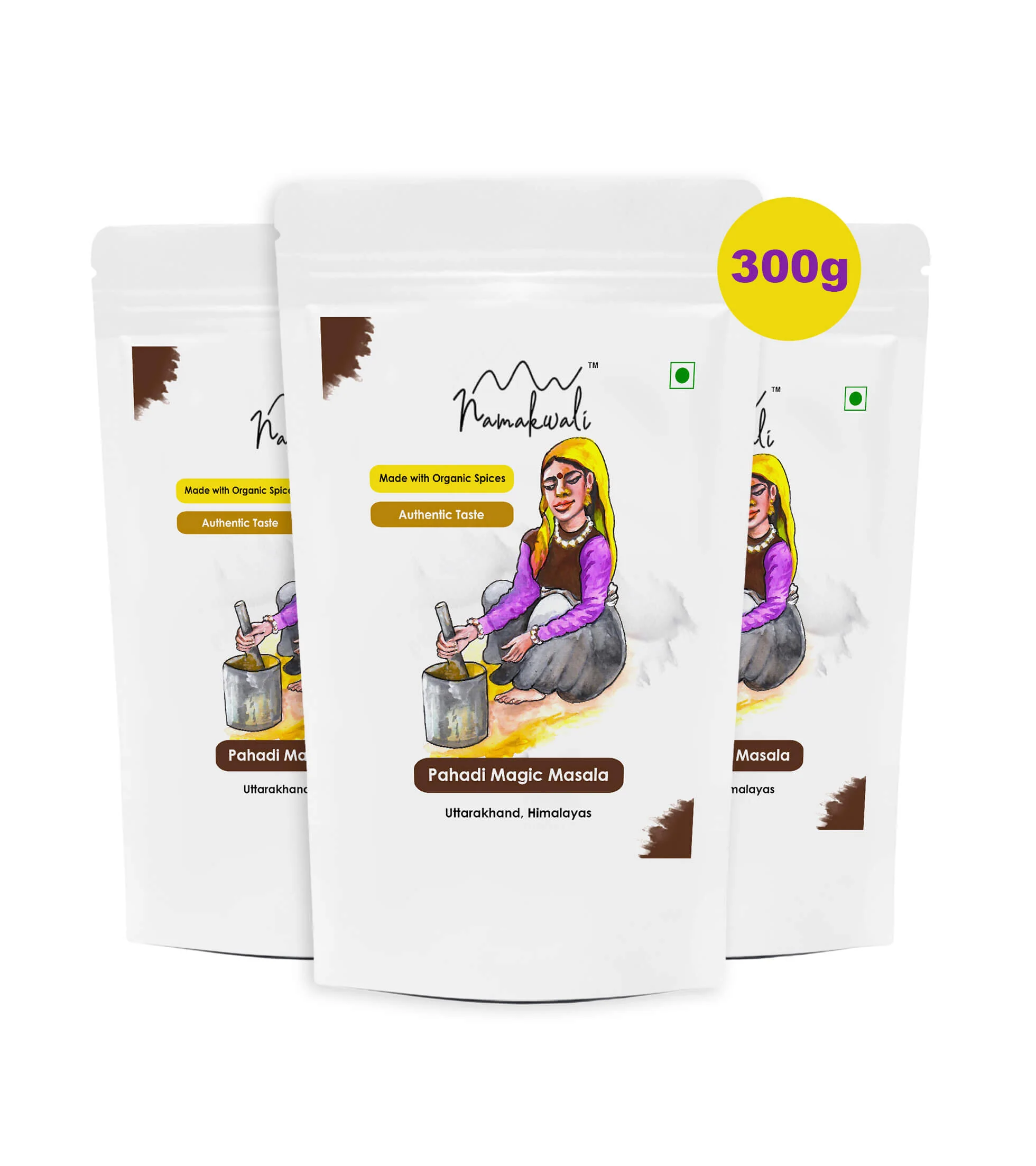 Pahadi Magic Mix Masala Hand Ground On Ulkhyaari, 100G - Image 3