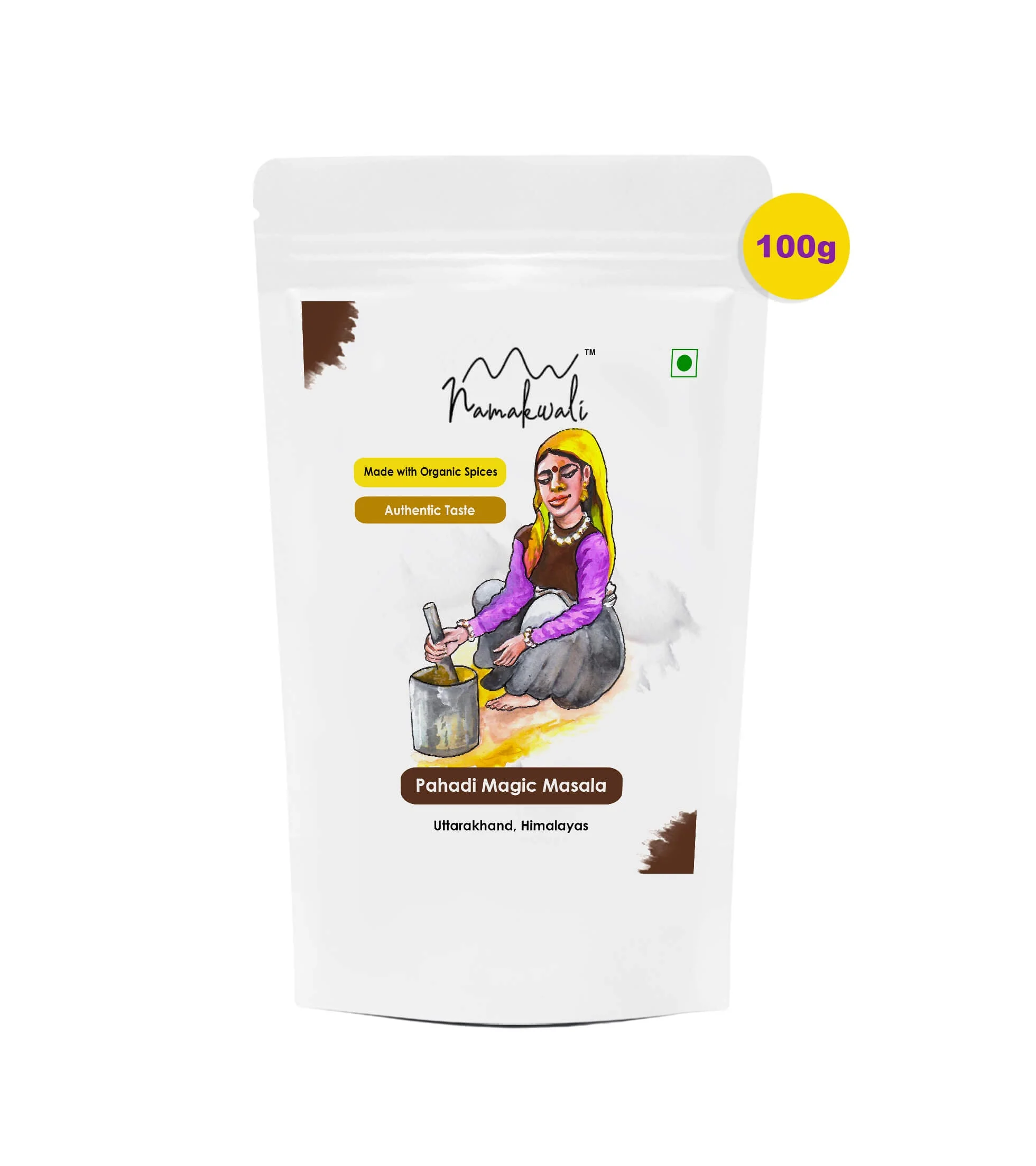 Pahadi Magic Mix Masala Hand Ground On Ulkhyaari, 100G - Image 7