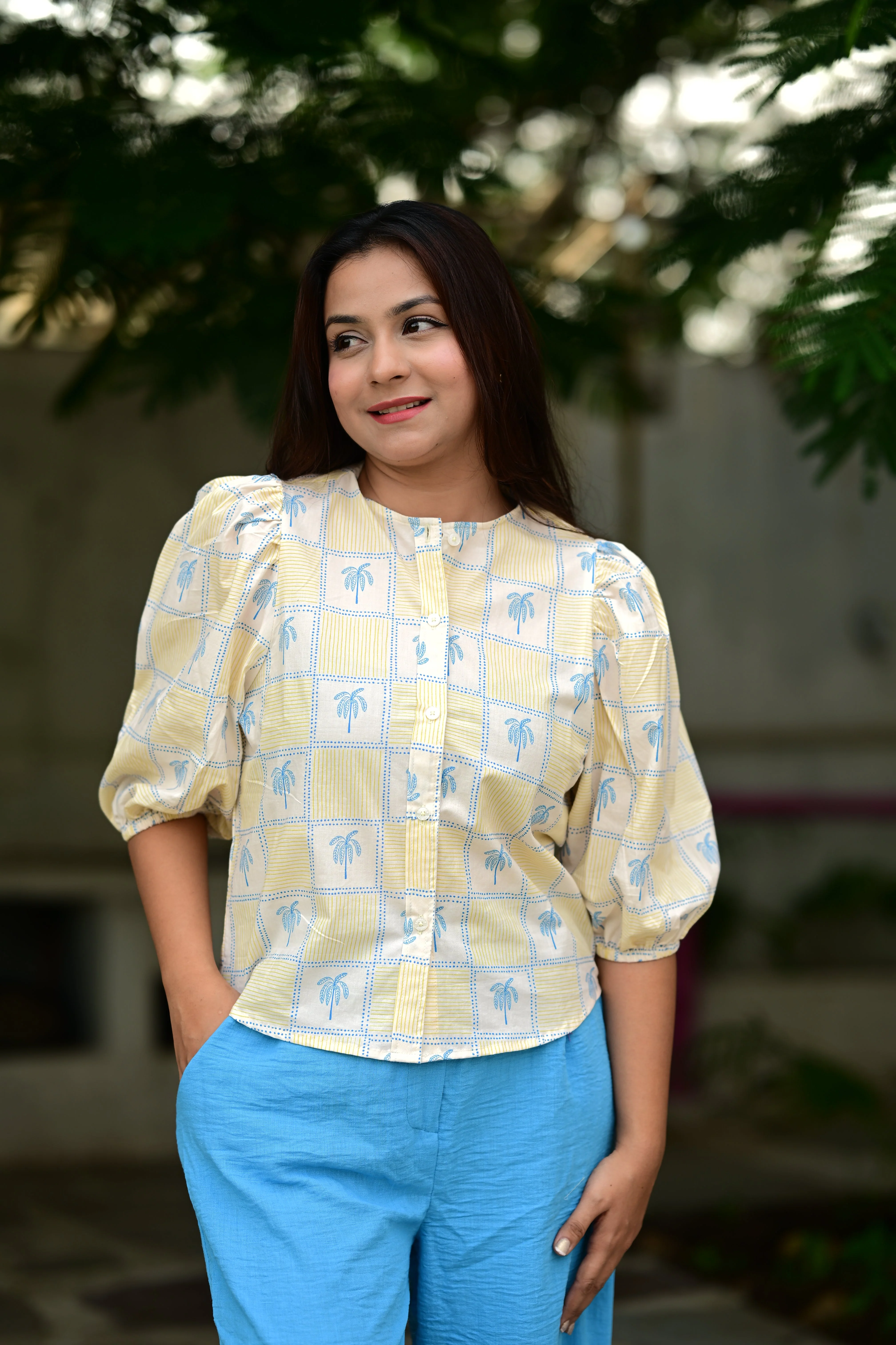 Palm Crop Top