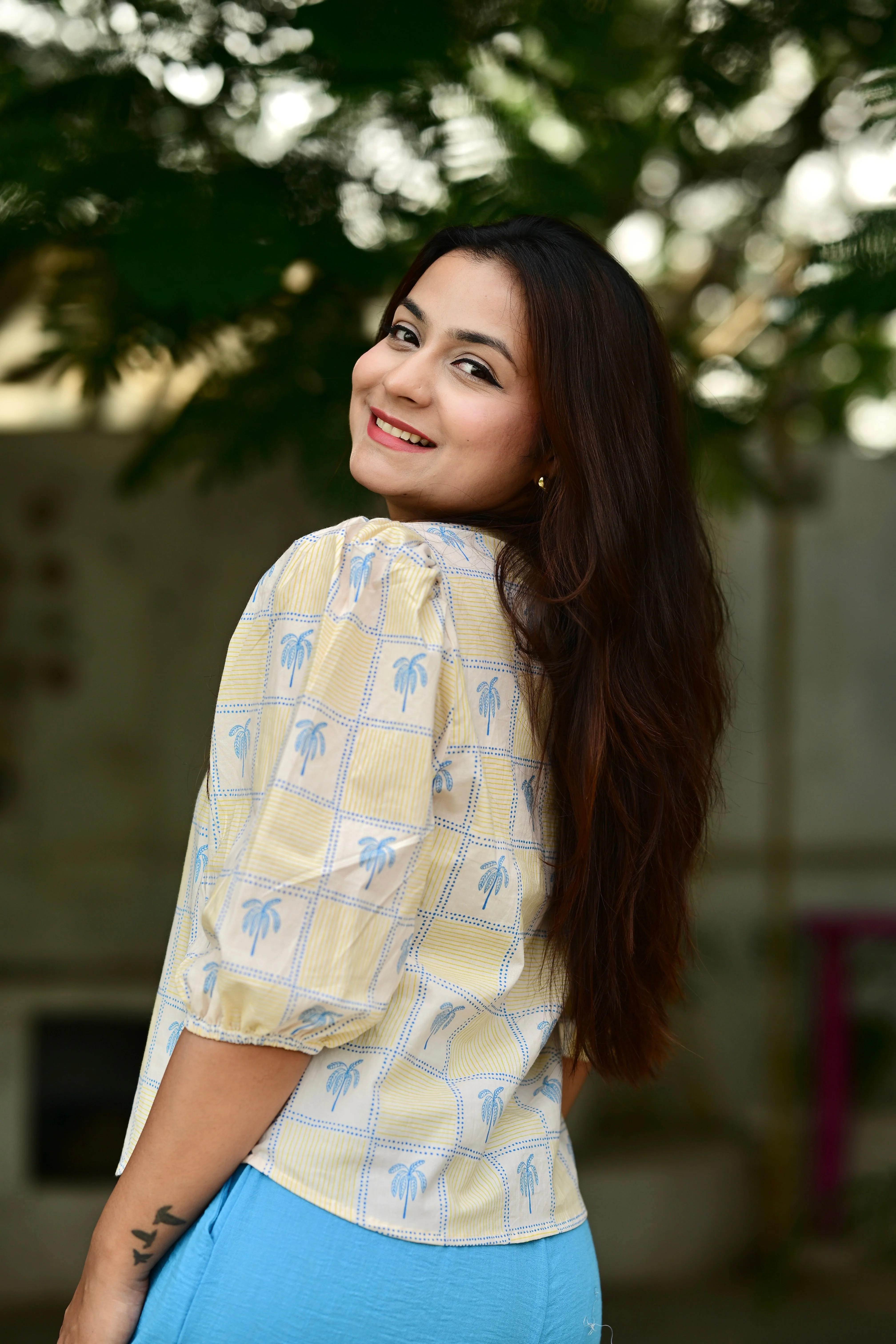 Palm Crop Top - Image 5
