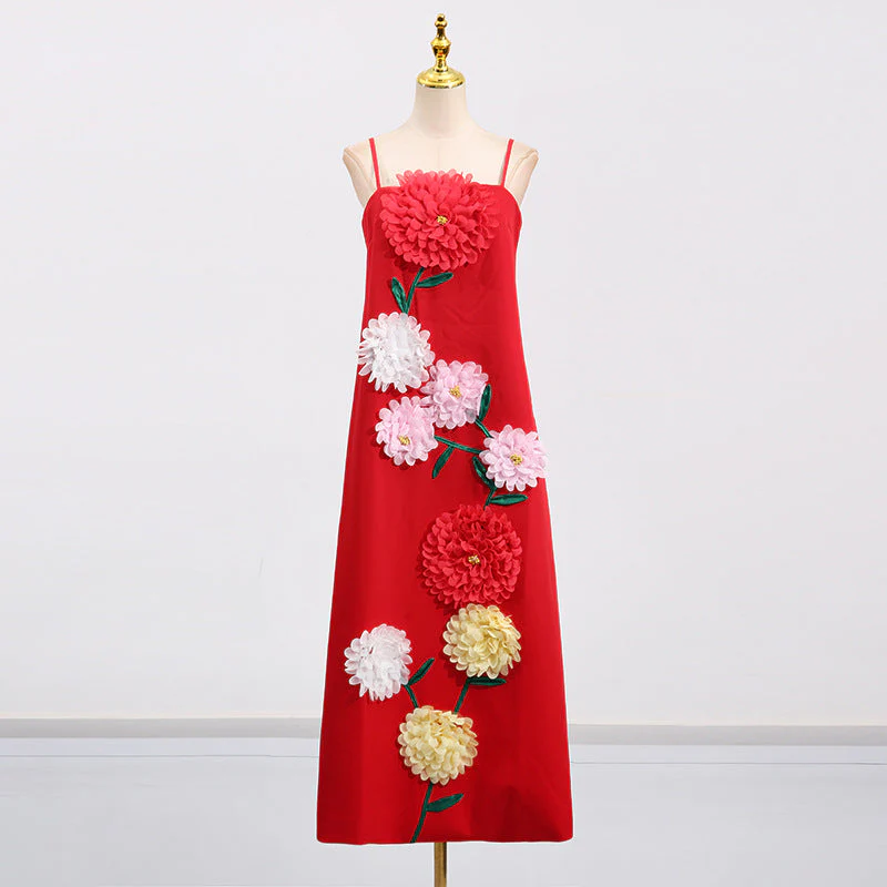 Palmer 3d Flower Designer Dress - Image 6