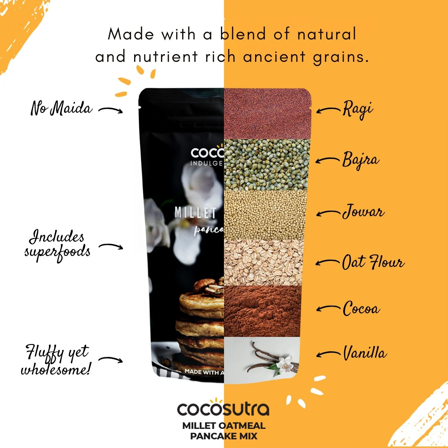 Pancake Mix Gift | Original & Millet Oatmeal | 300 g each - Image 9