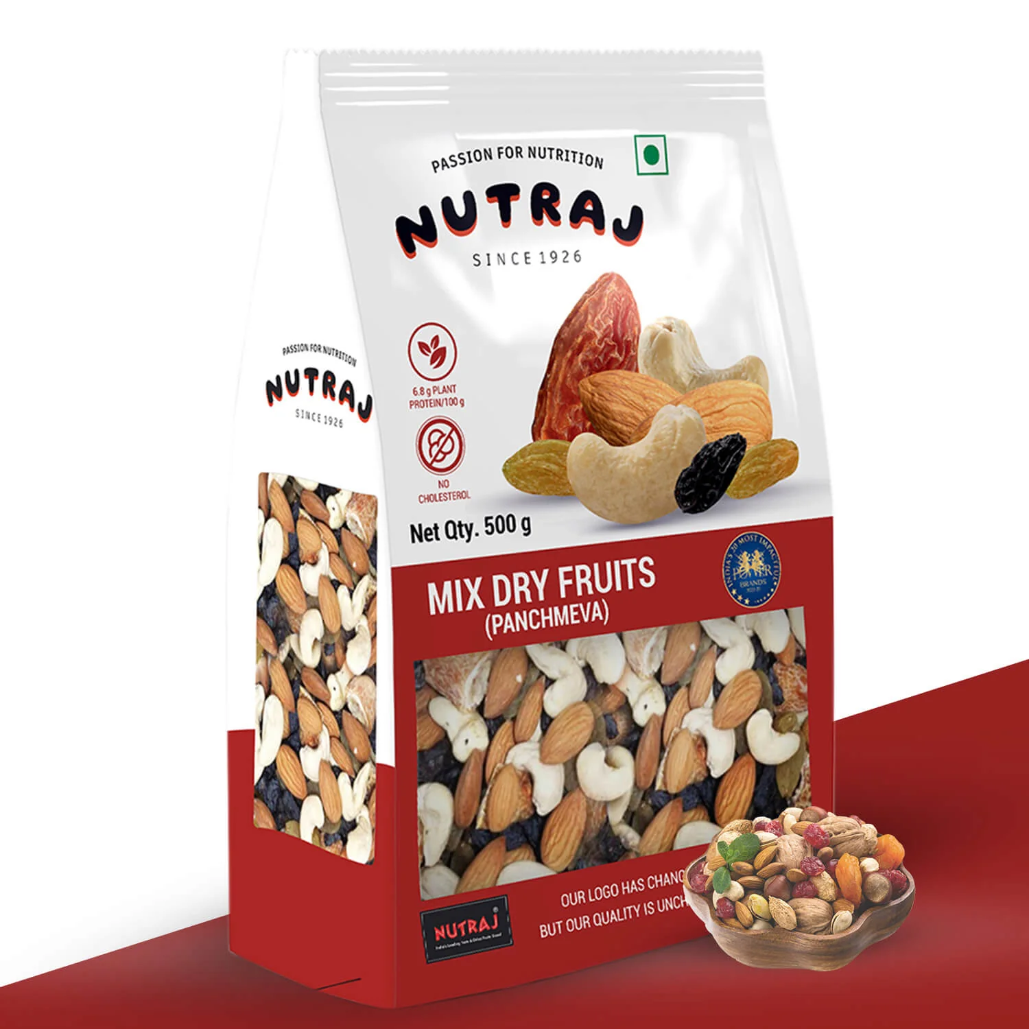 Panchmeva (पंचमेवा) Nutraj Mix Dry Fruits Panchmeva 500gm - Image 3