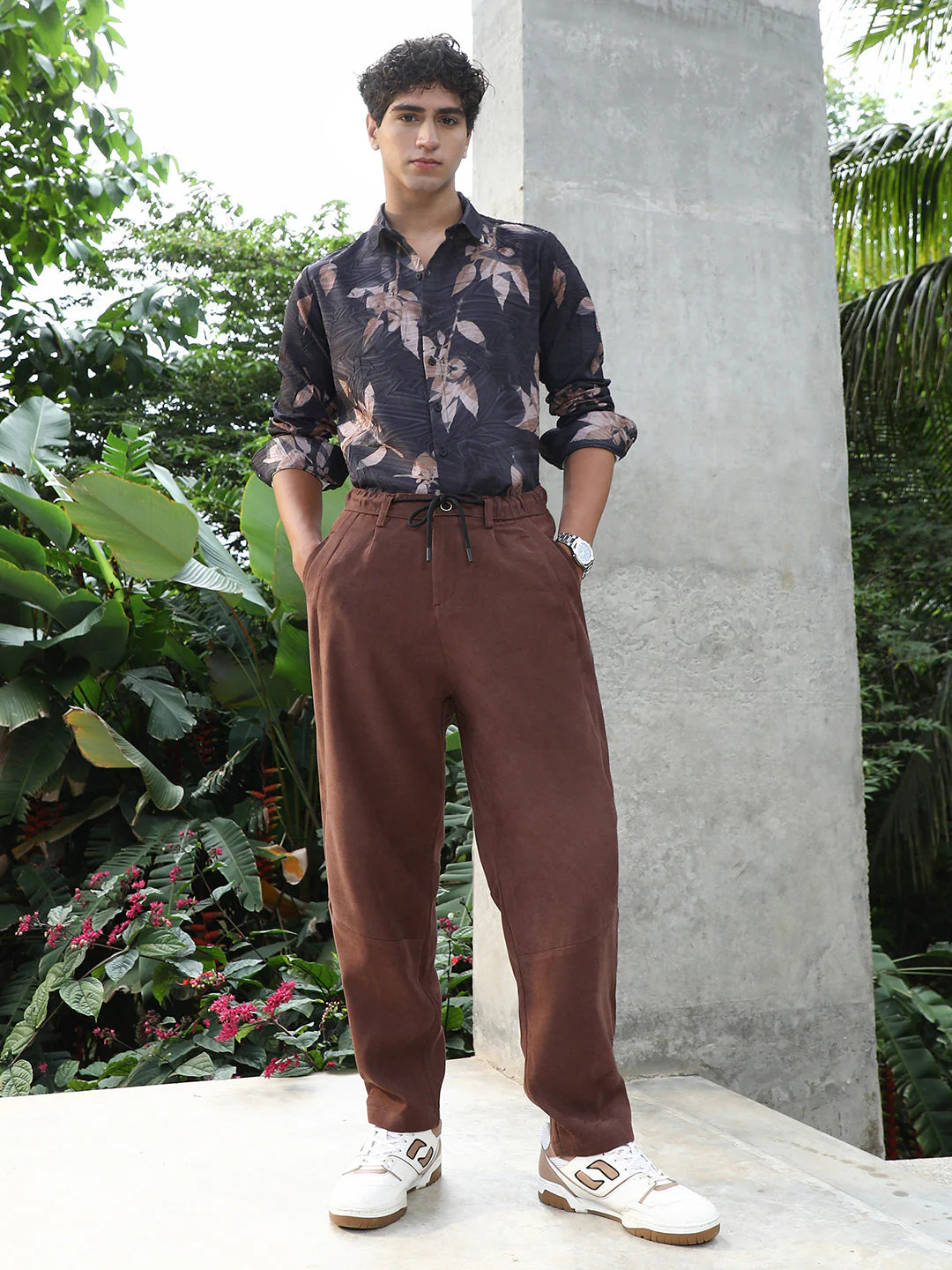 Panelled Chino Trousers - Image 4