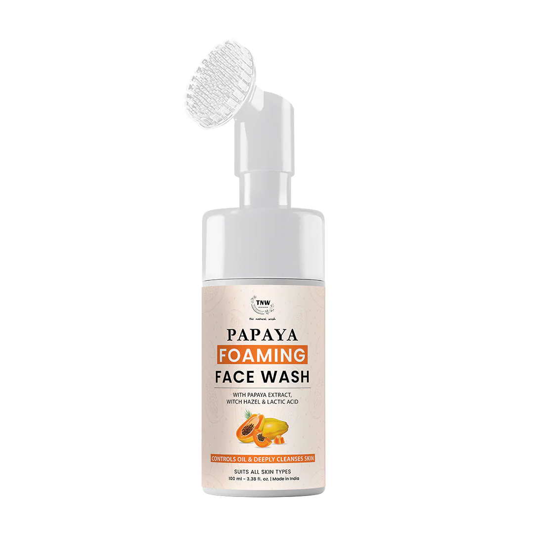 Papaya Foaming Face Wash With Lactic Acid & Panthenol - Image 7