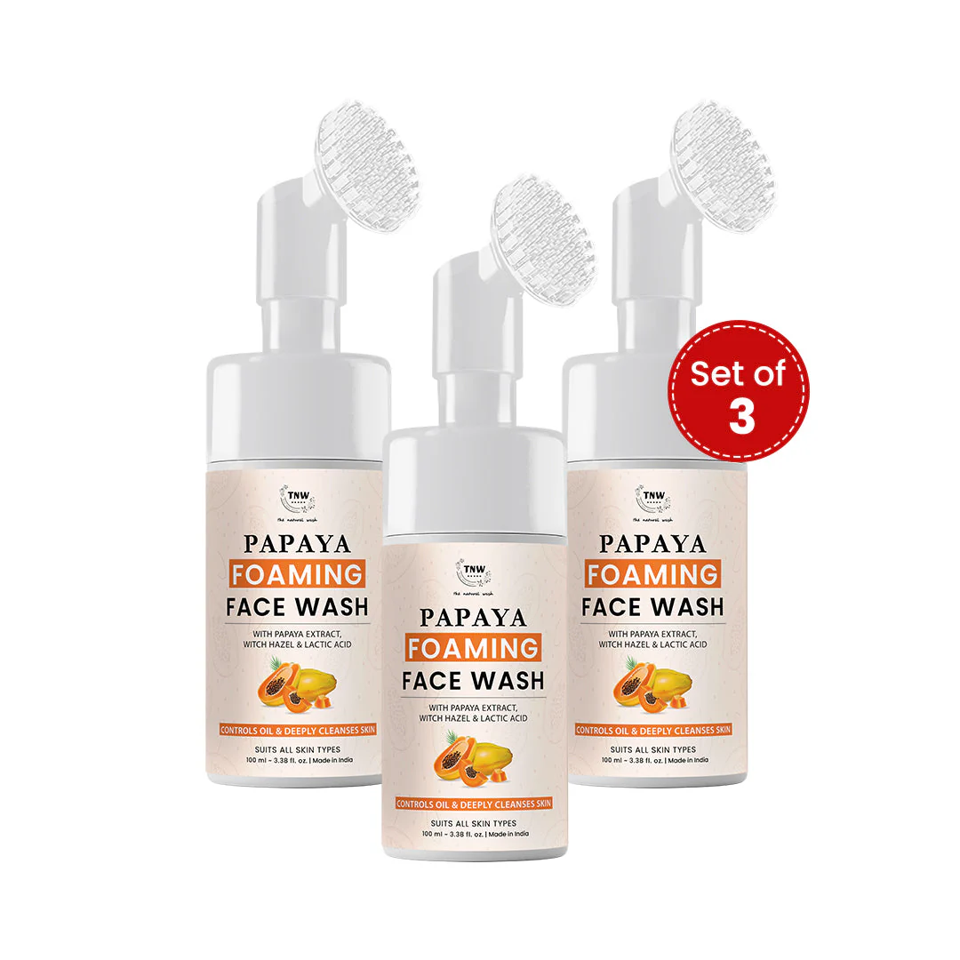 Papaya Foaming Face Wash With Lactic Acid & Panthenol - Image 9