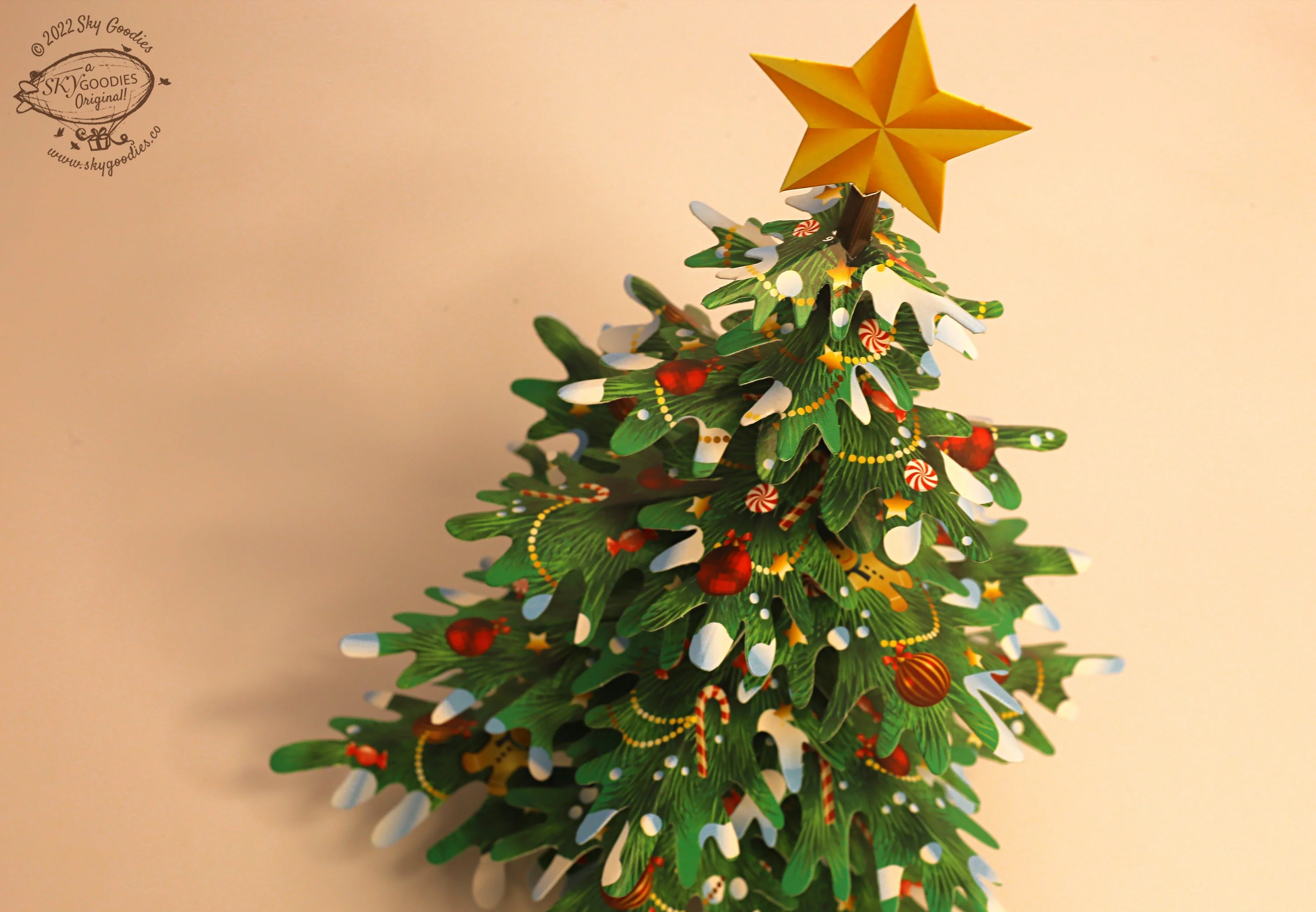 Paper Christmas Tree: DIY Paper Craft Kit - Image 2