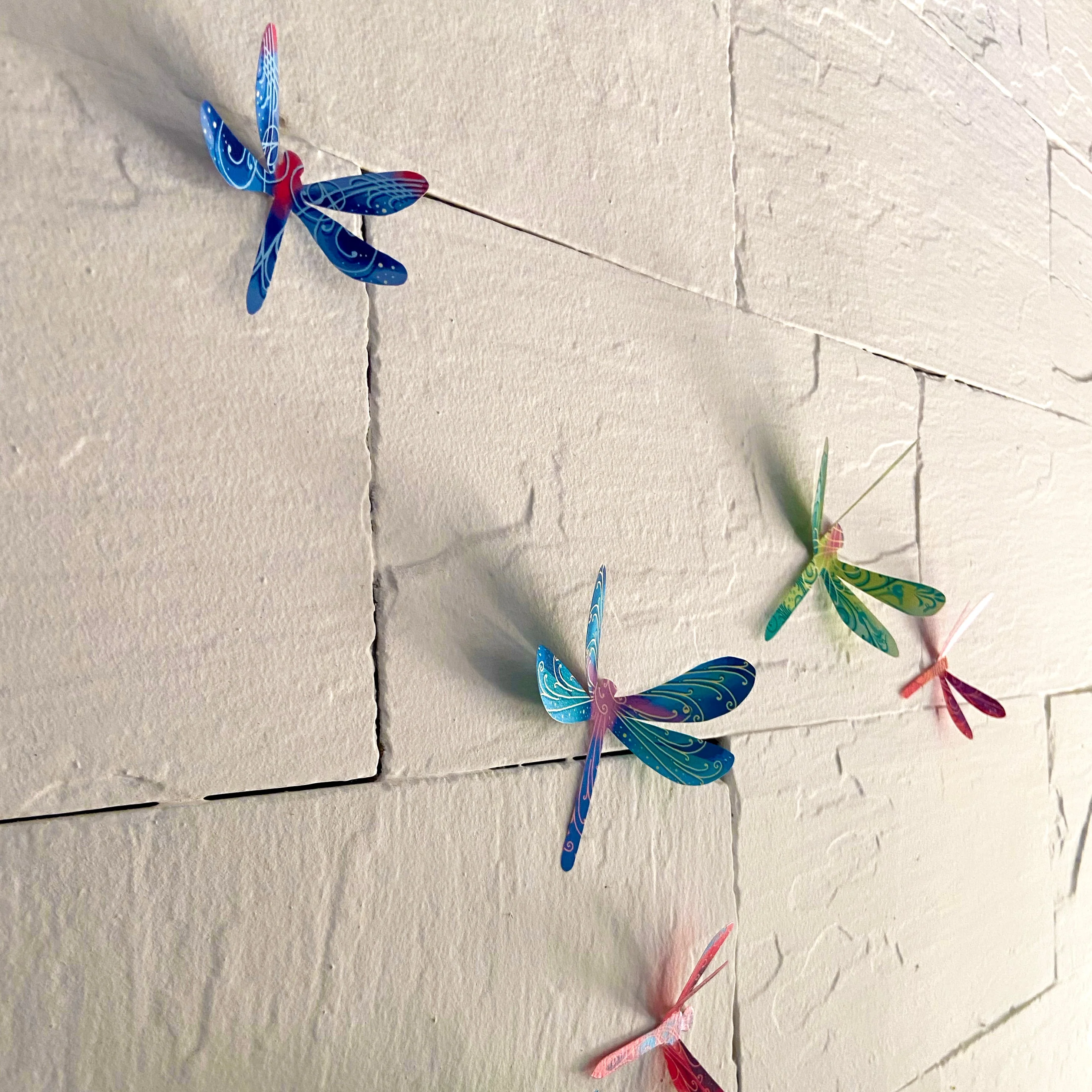 Paper Dragonflies for Wall Decoration: Set of 24 - Image 13