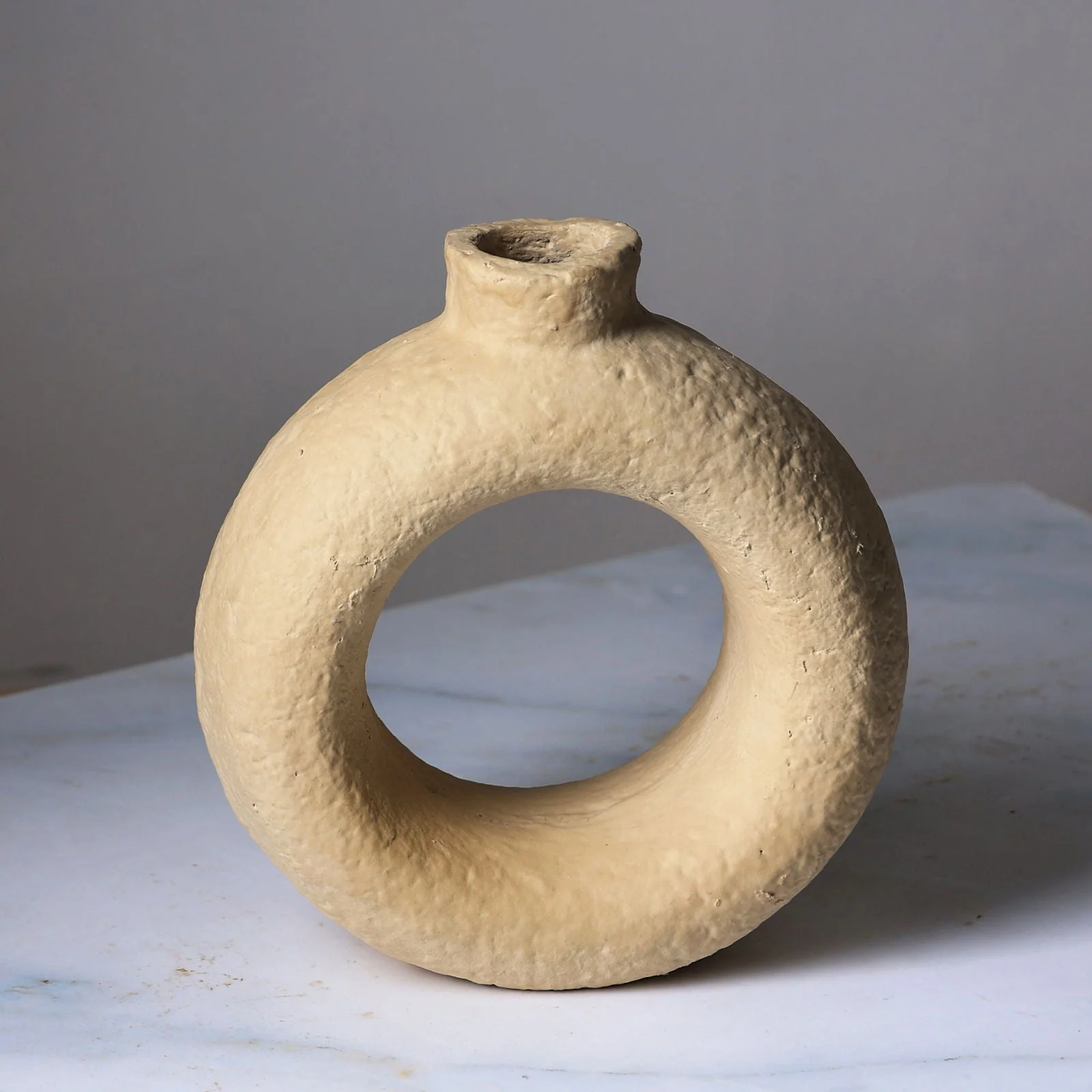 Paper Mache Vase, Boho-Chic Style Table Vase - Image 4
