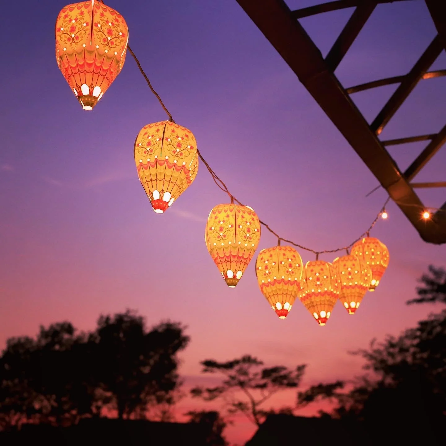 Paper Mini Hot Air Balloon Fairy Lights - Image 5