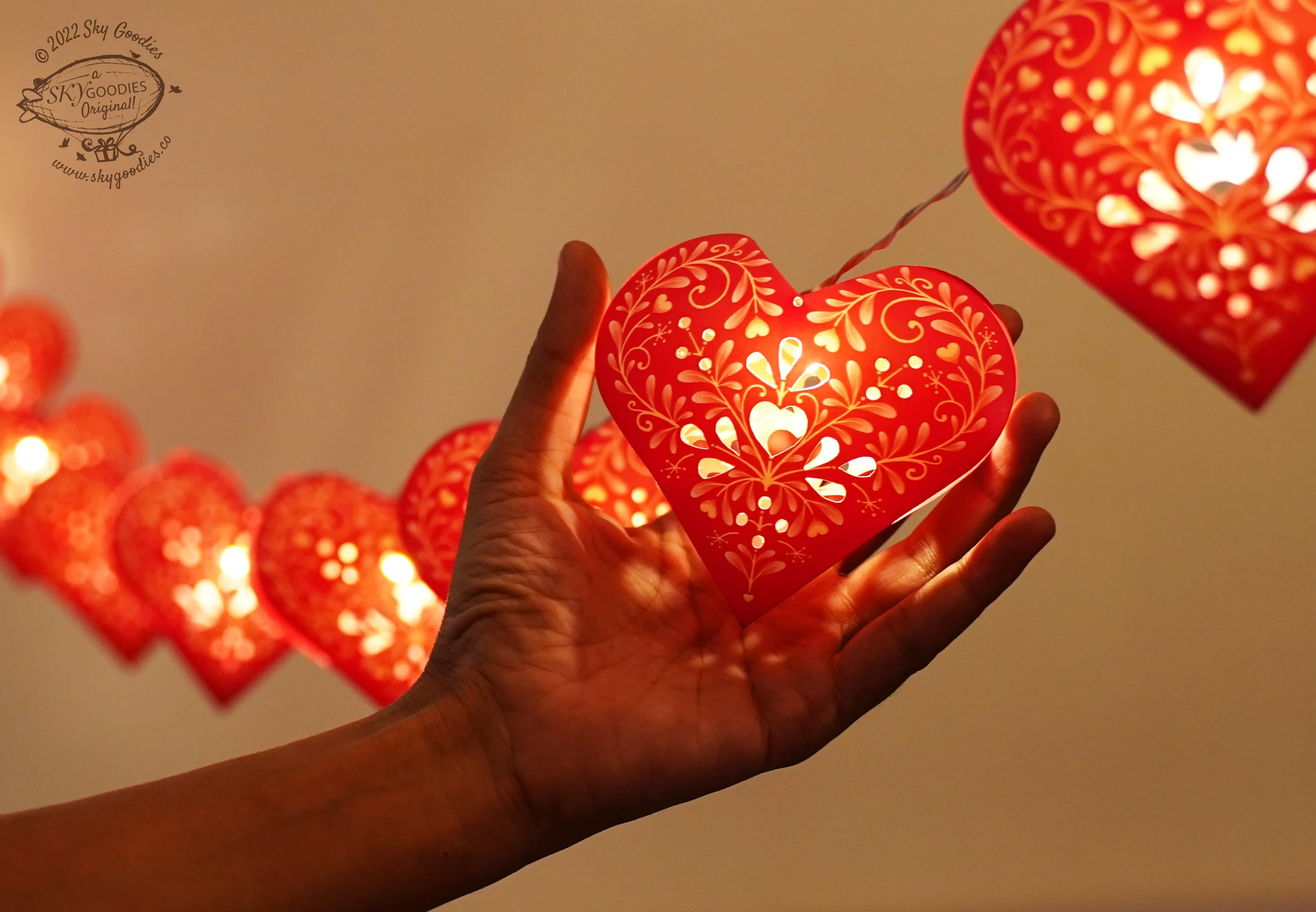 Paper Sweet Hearts Fairy Lights - Image 4