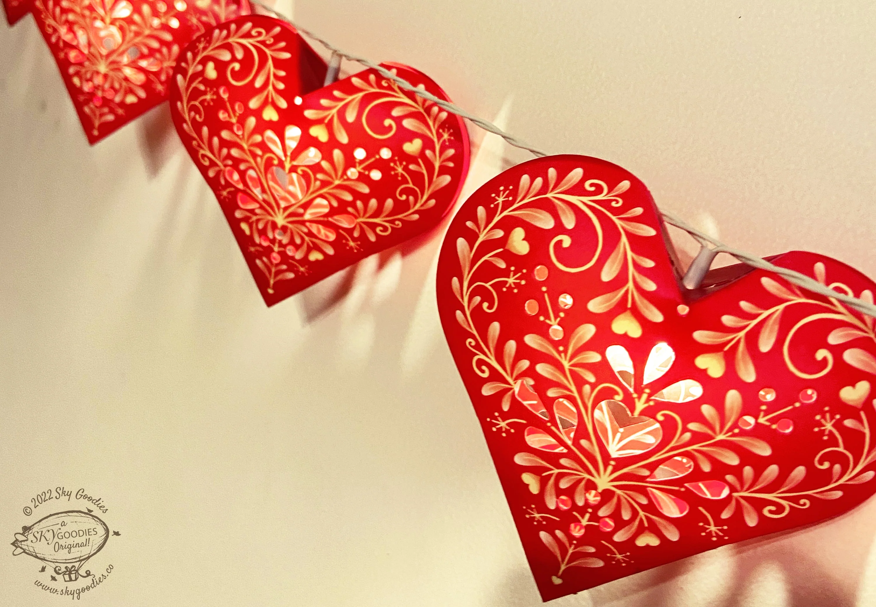 Paper Sweet Hearts Fairy Lights - Image 8