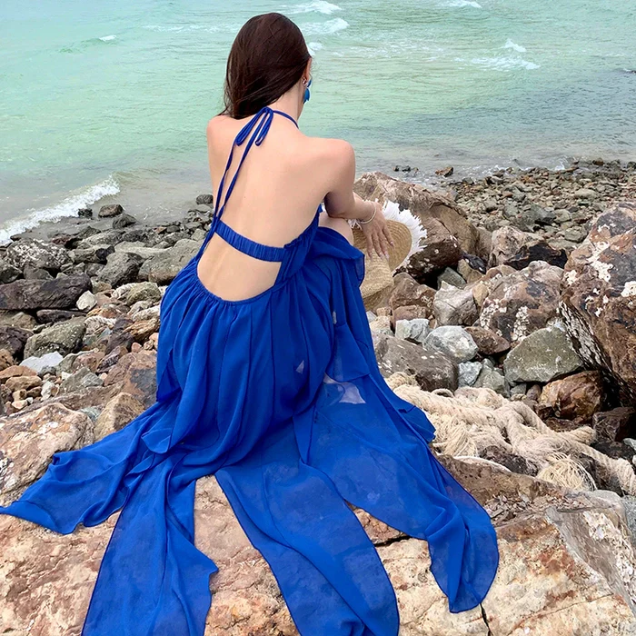 Paris Flared Beach Dress - Image 3