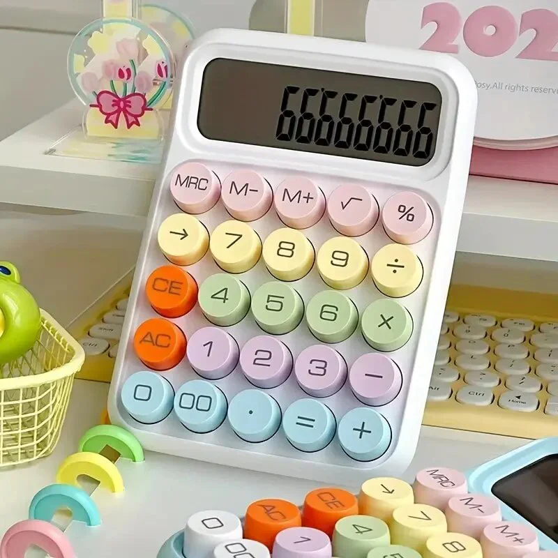 Pastel: Cute & Quirky Aesthetic Calculator with 12-Digit Display, Large Buttons & Pastel Color Design for Office & Students - Image 13