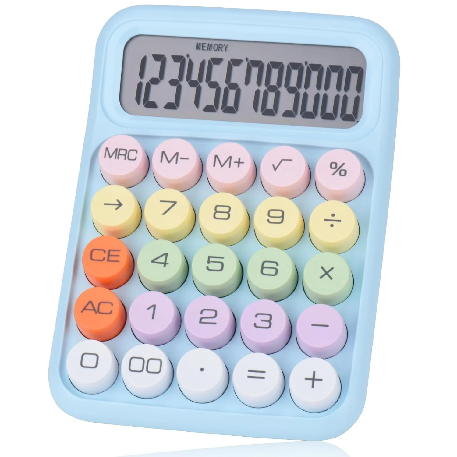 Pastel: Cute & Quirky Aesthetic Calculator with 12-Digit Display, Large Buttons & Pastel Color Design for Office & Students - Image 14