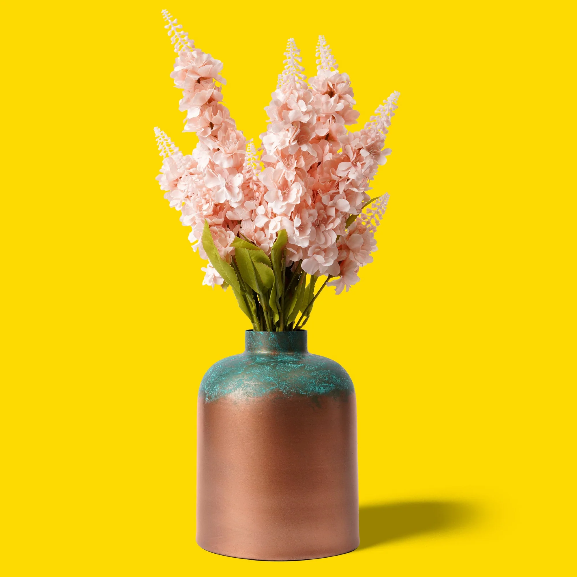 Patina Jar Metal Vase - Image 4