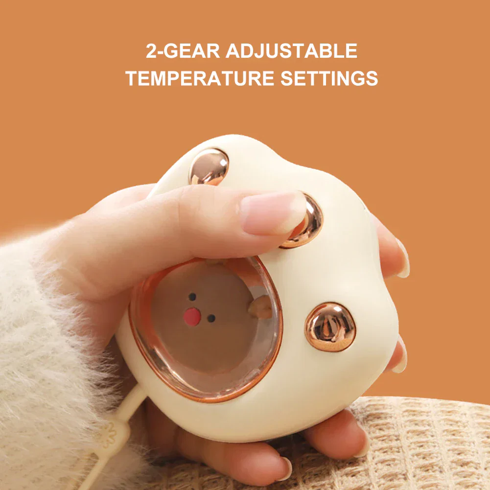 Pawm: USB-C Rechargeable Hand Warmer, Cute Cat Paw Portable Heater for Winter with Fast Heating for Men & Women - Image 7