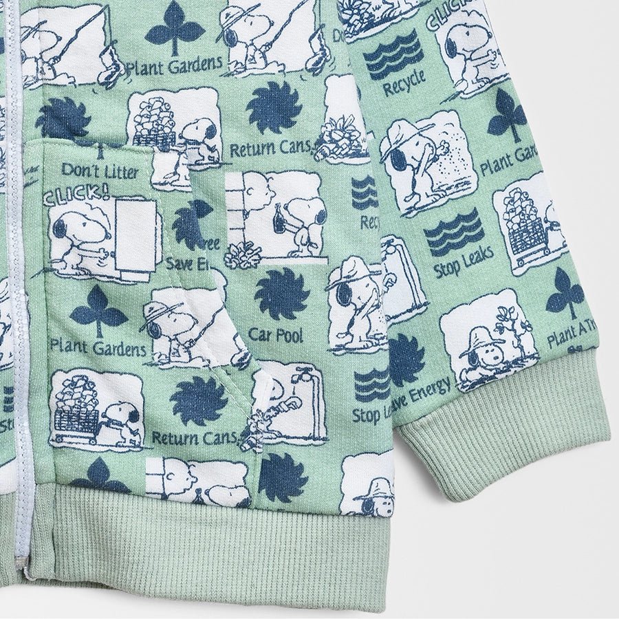 Peanuts™ Fleece Baby Sweatshirt with Pyjama Set for Kids - Image 6