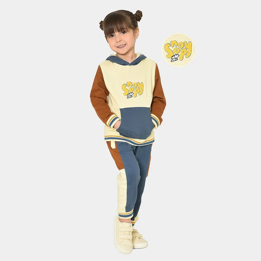 Peanuts™ Fleece Sweatshirt with Baby Pyjama Set for Kids