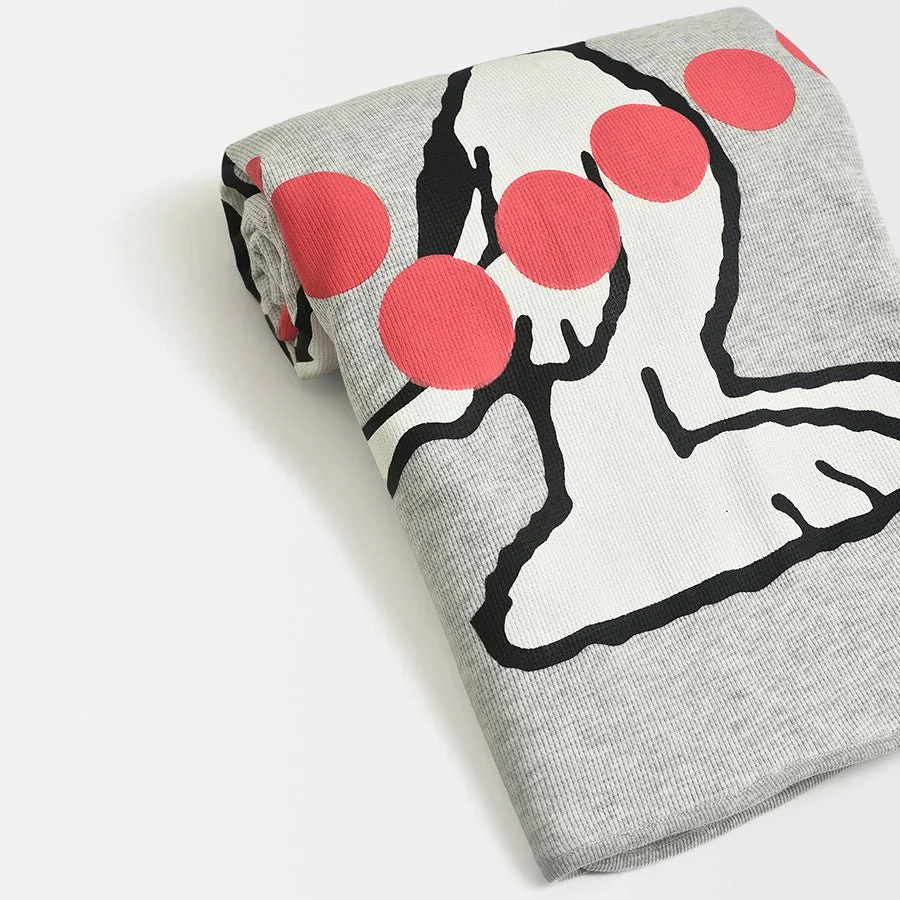 Peanuts™ Grey Printed Baby Comforter Blanket - Image 3