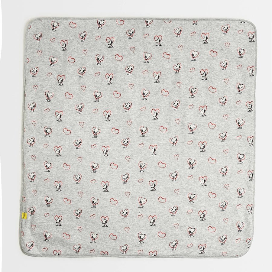 Peanuts™ Grey Printed Baby Comforter Blanket - Image 4