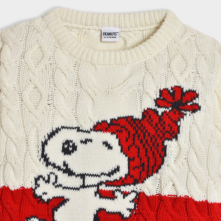 Peanuts Jolly Knitted Sweater - Image 4