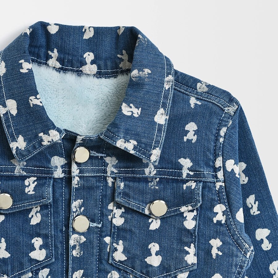 Peanuts™ Light Blue Baby Denim Jacket - Image 4