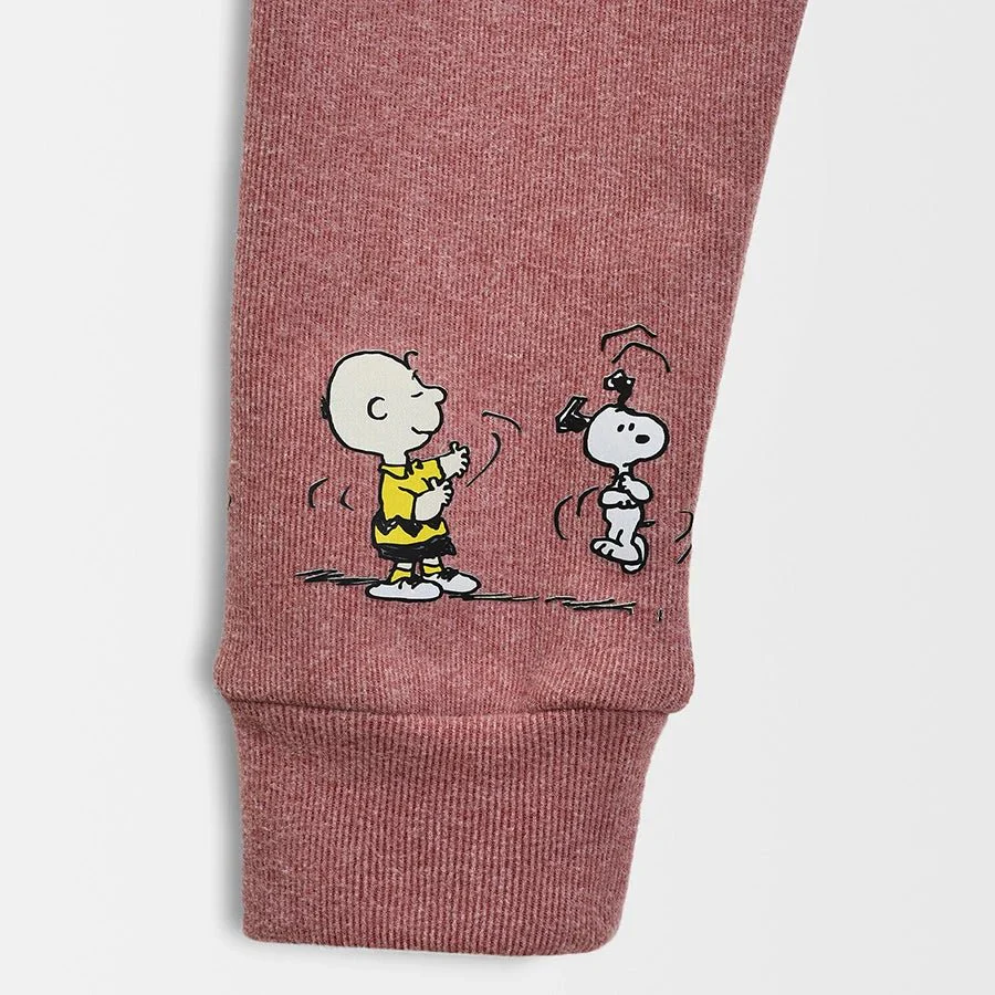 Peanuts™ Peach Baby Girls T-shirt with Pajama Thermal Set (Unisex) - Image 9