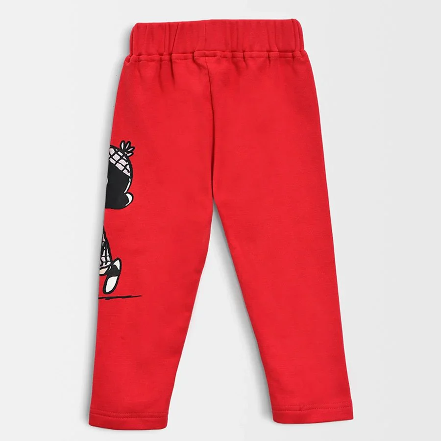 Peanuts™ Pink and Red Legging For Girls Kids (Pack of 2) - Image 5