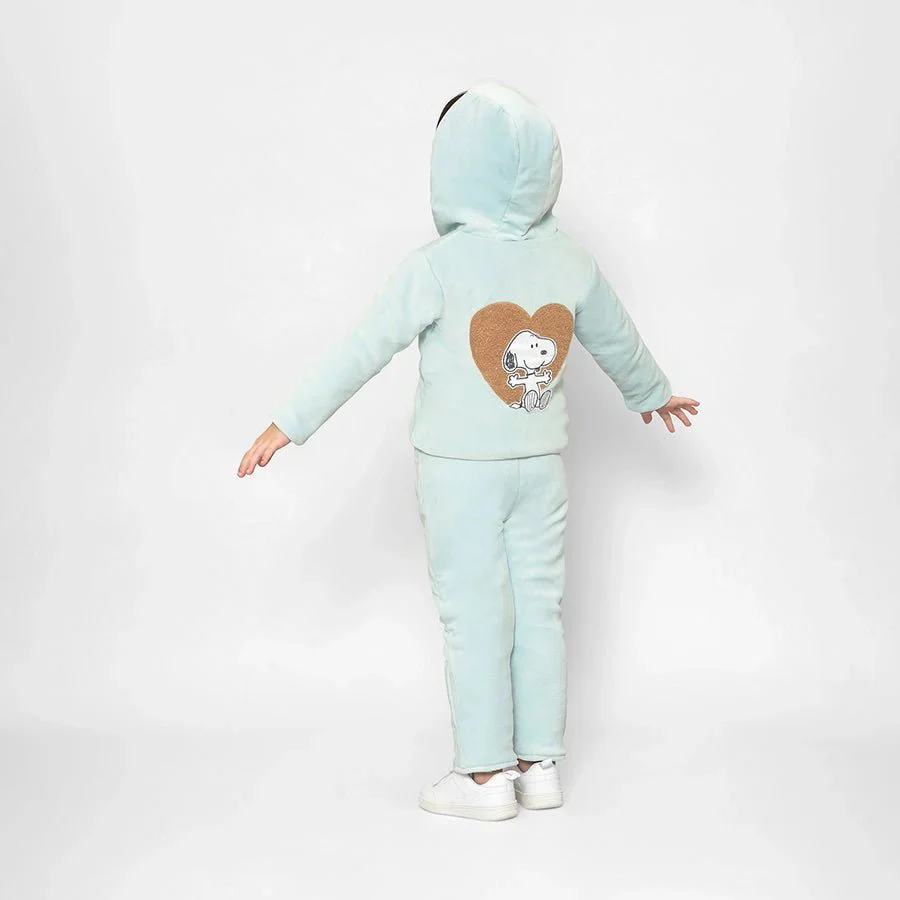 Peanuts™ Printed White Reversible Baby Hooded Jacket - Image 10