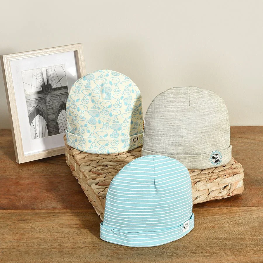 Peanuts™ Snoopy Play Time Baby Cap Set Pack of 3 - Image 3