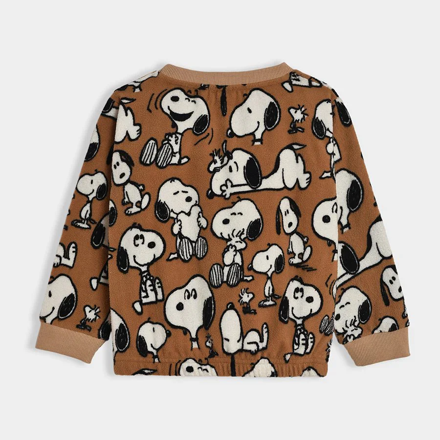 Peanuts™ Snoopy Printed Sweatshirt & Jogger Set - Image 3