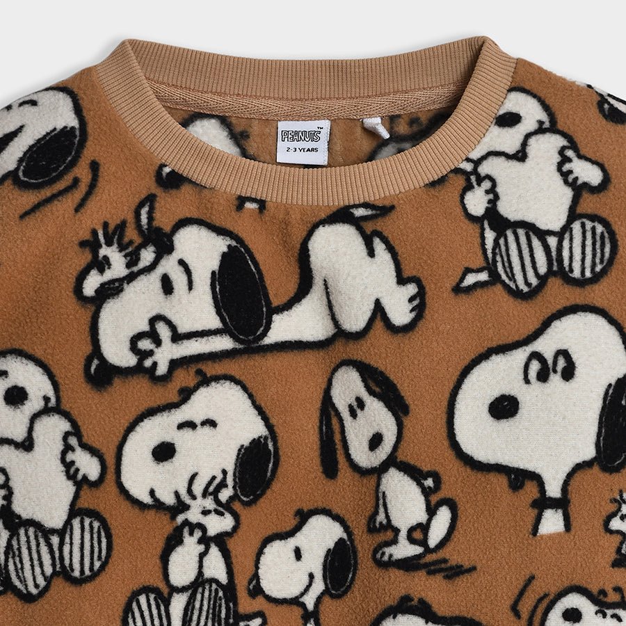 Peanuts™ Snoopy Printed Sweatshirt & Jogger Set - Image 4