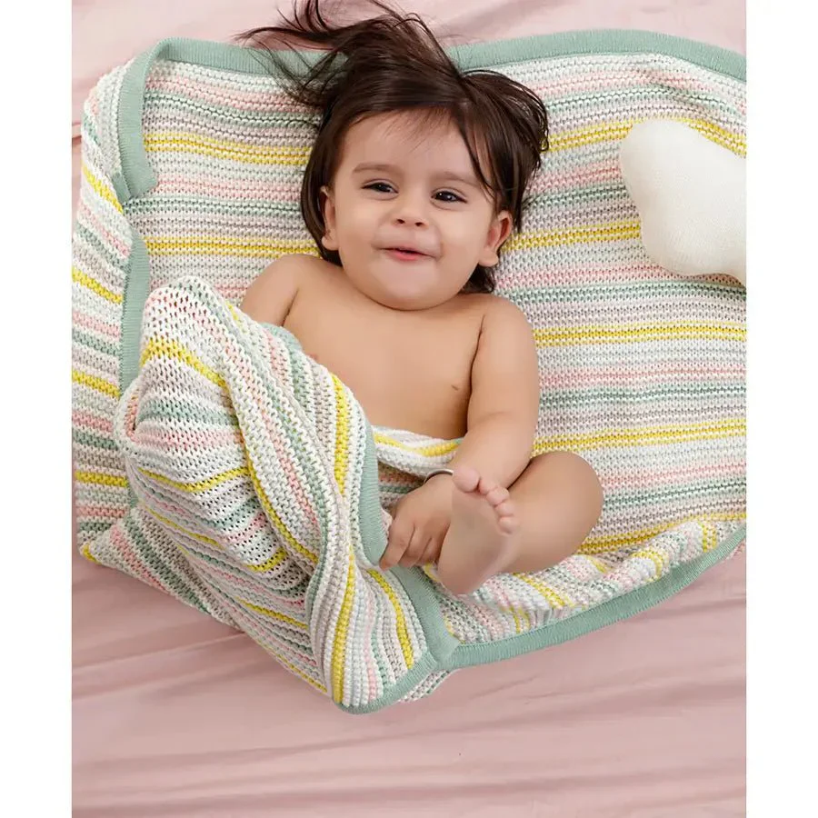 Pearl Knitted Soft Baby Blanket Set For Summer - Arcus - Image 2
