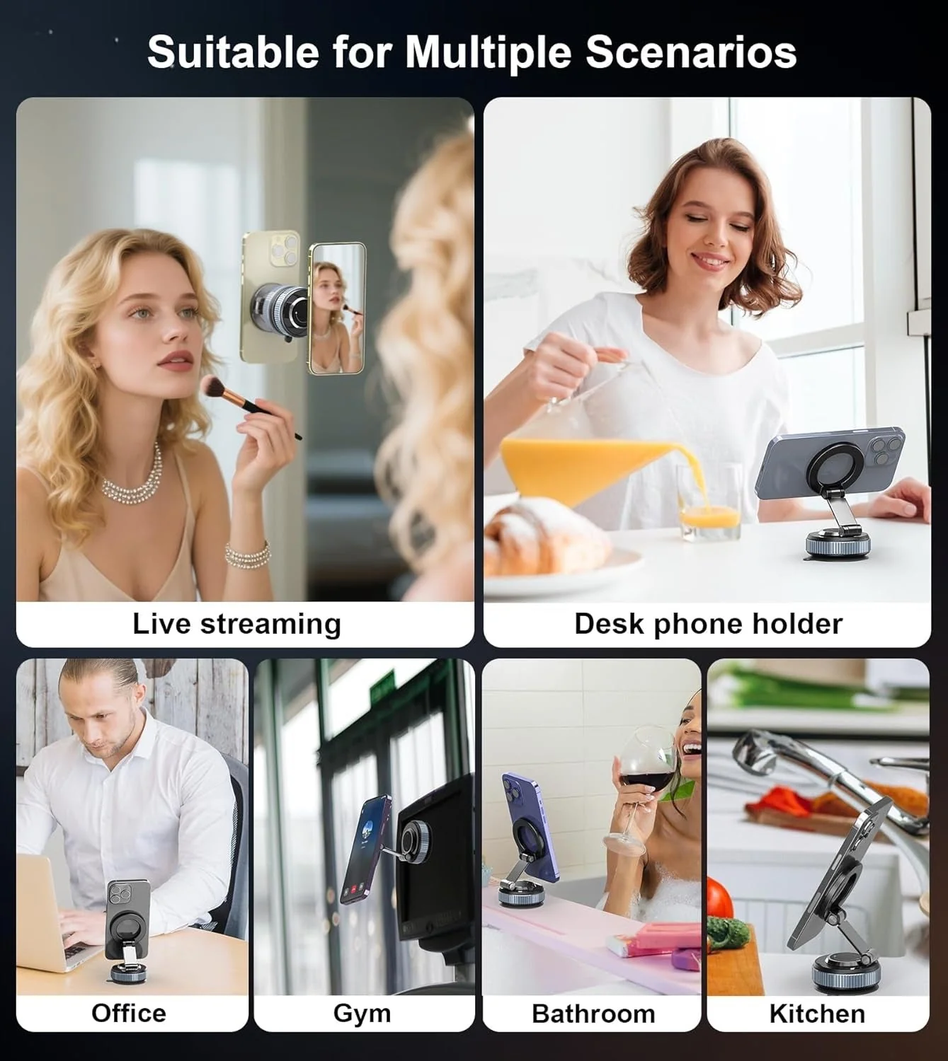 Phone Holder Suction Cup 360 Adjustable - MagGrip - Image 2