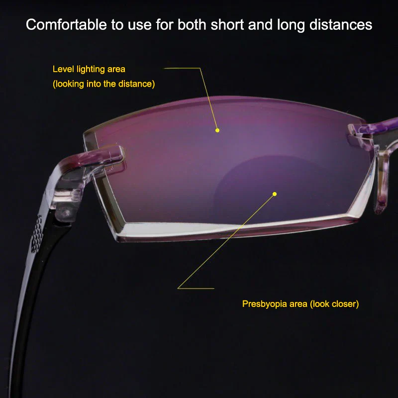 Photochromic Bifocal Intelligent Zoom Adaptive Reading Glasses (PBF01) - Image 3