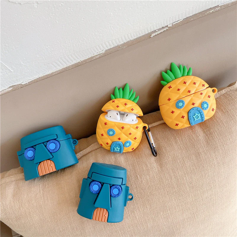 Pineapple Airpods Cover for Apple AirPods -  Premium Silicone Case Cover - Coverner - Image 2