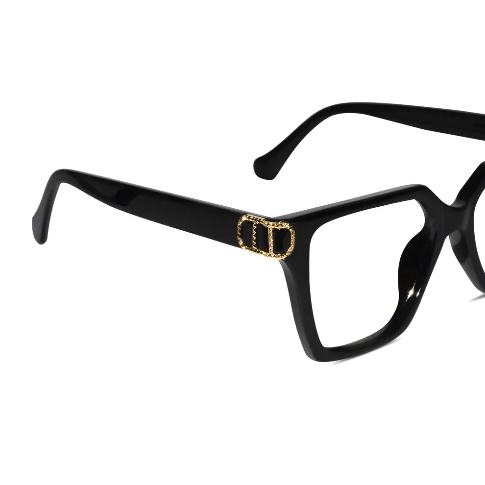 Pink Designer Cat eye Eyeglasses For Women - Image 12