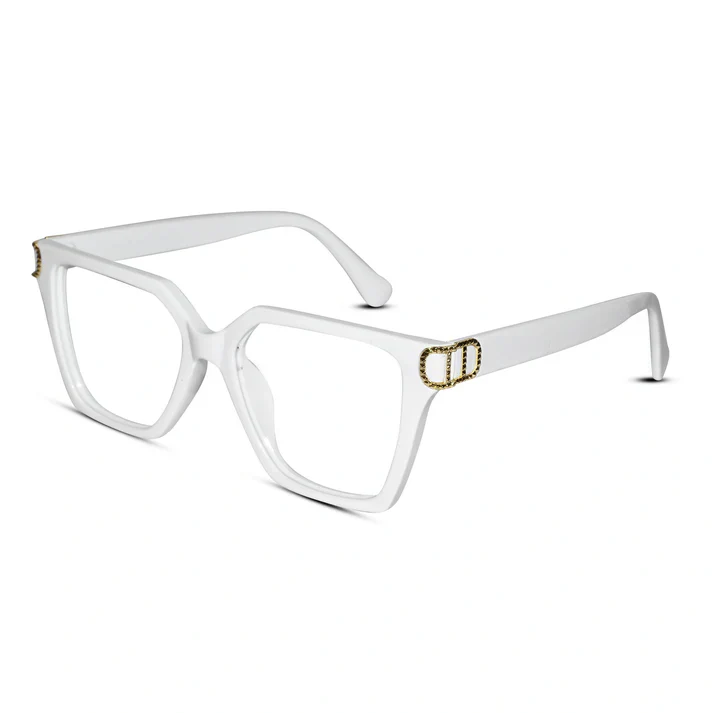 Pink Designer Cat eye Eyeglasses For Women - Image 13