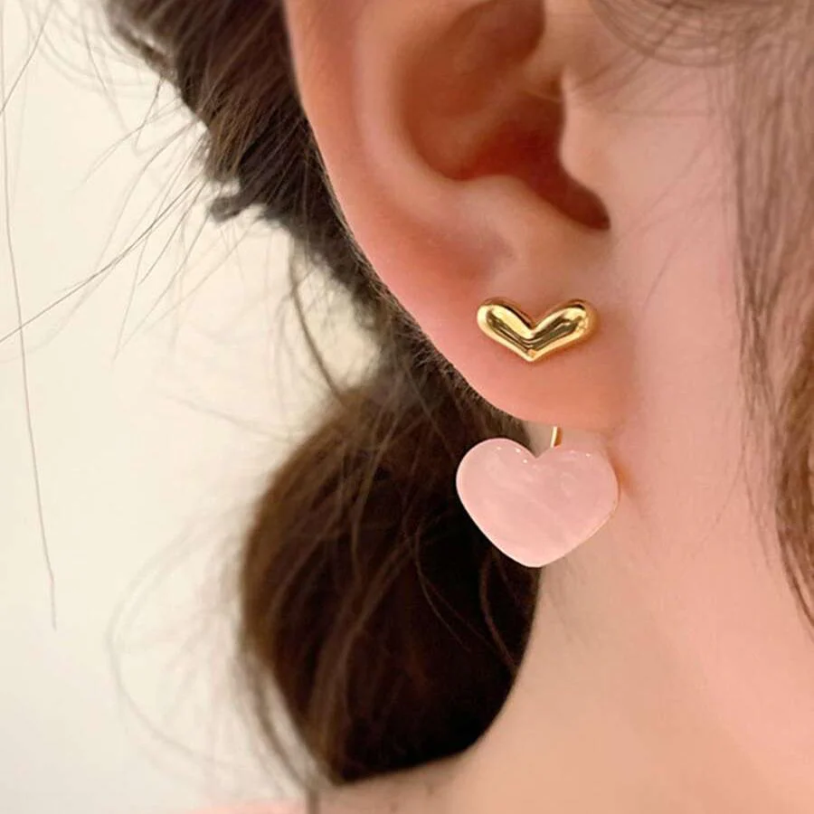 Pink Heart Earring - Image 7