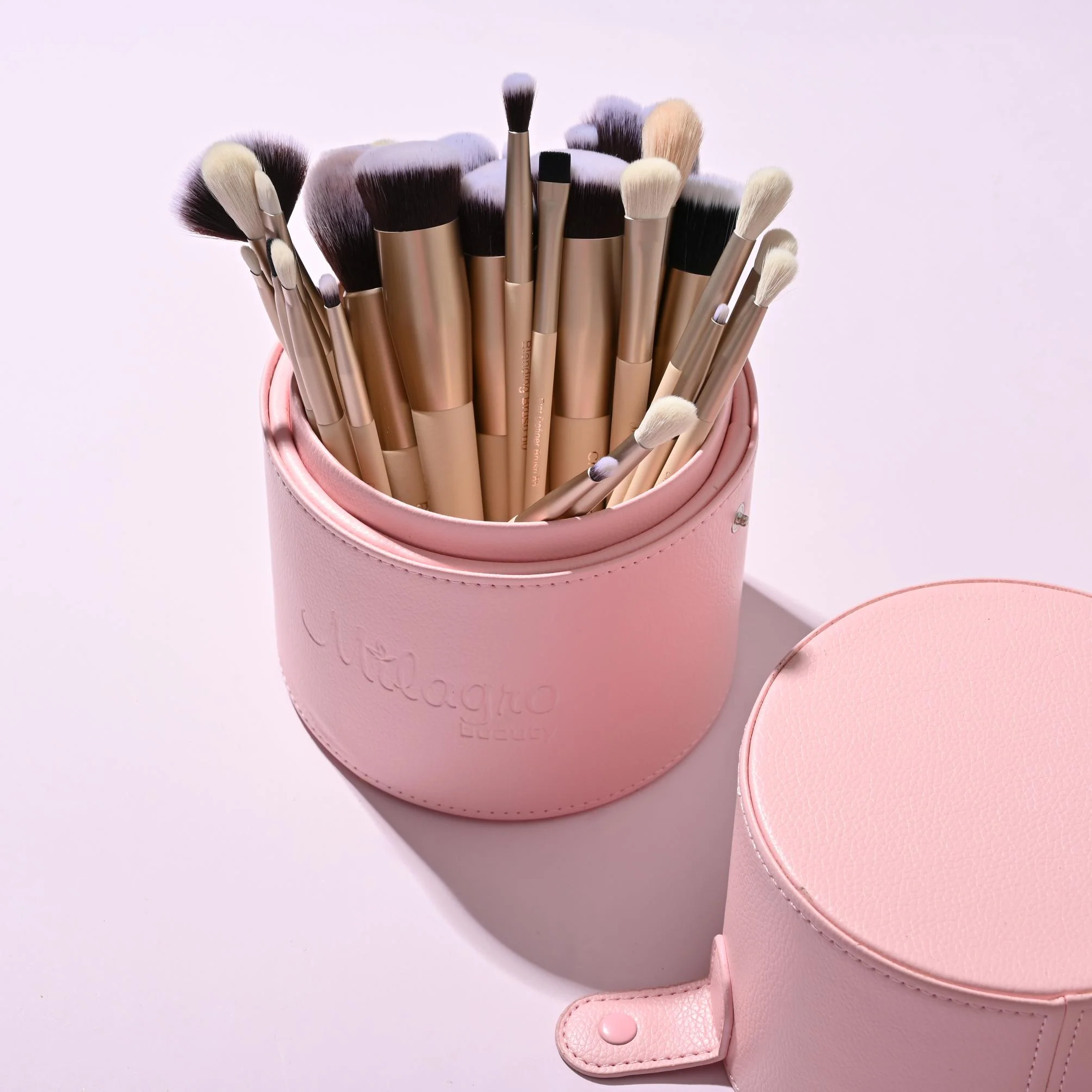 Pink Makeup Brush cup holder- Big - Image 2